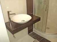 PACIFIC-BLAT DE BAIE DIN MATERIAL COMPOZIT-CORIAN SI LAVOAR CERAMICA - PACIFIC-BLAT DE BAIE DIN MATERIAL COMPOZIT-CORIAN SI LAVOAR CERAMICA
